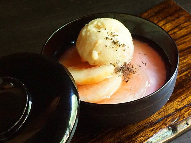CAFE HAYASHI 酒かすとミルクの氷菓子